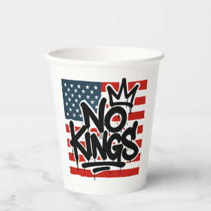 No Kings In America Save Democracy I Dissent Anti Paper Cups