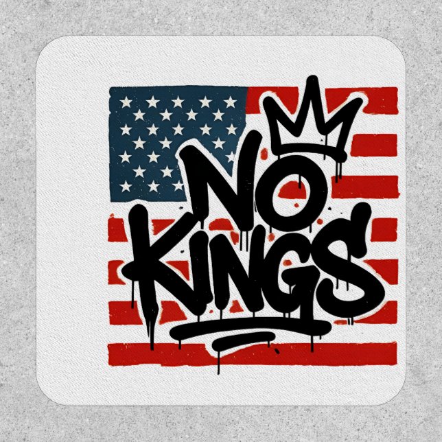 No Kings In America Save Democracy I Dissent Anti  Patch (Front)
