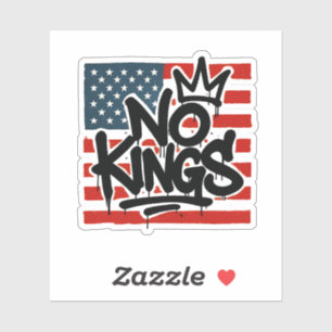 No Kings In America Save Democracy I Dissent Anti  Sticker