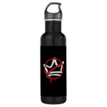 No Kings In America Since 1776 Minimal Clean Stainless Steel Water Bottle