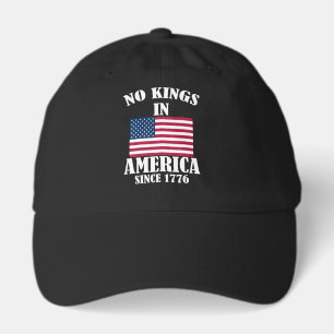 No Kings In America Since 1776 Patriotic Flag   Hat