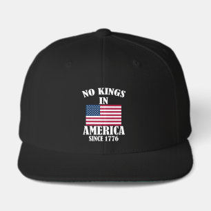 No Kings In America Since 1776 Patriotic Flag Visor