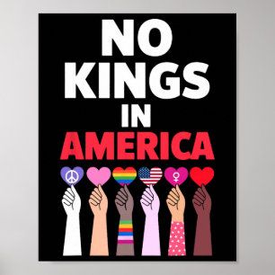 No Kings In America Since 1776 Protest Sign 
