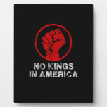 No Kings In America Since 1776 Resist 8647 US Flag Plaque