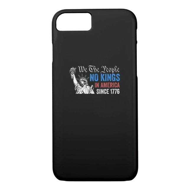 No Kings In America Since 1776 Retro Classic Case-Mate iPhone Case (Back)