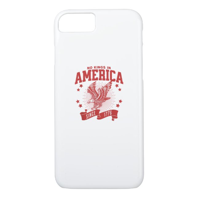 No Kings In America Since 1776 USA  Eagle Case-Mate iPhone Case (Back)