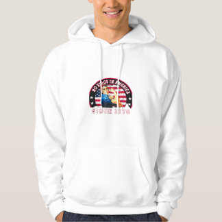 No Kings In America Since 1776 USA Flag Save Esse Hoodie