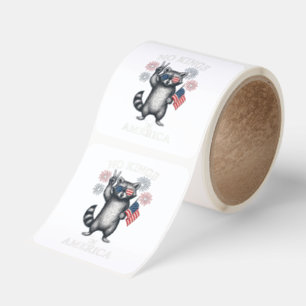 No Kings in America Square Sticker