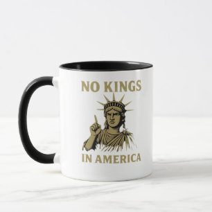 No Kings In America Statue Of No Kings Day Protes Mug