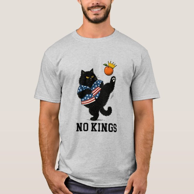 No Kings in America  T-Shirt (Front)