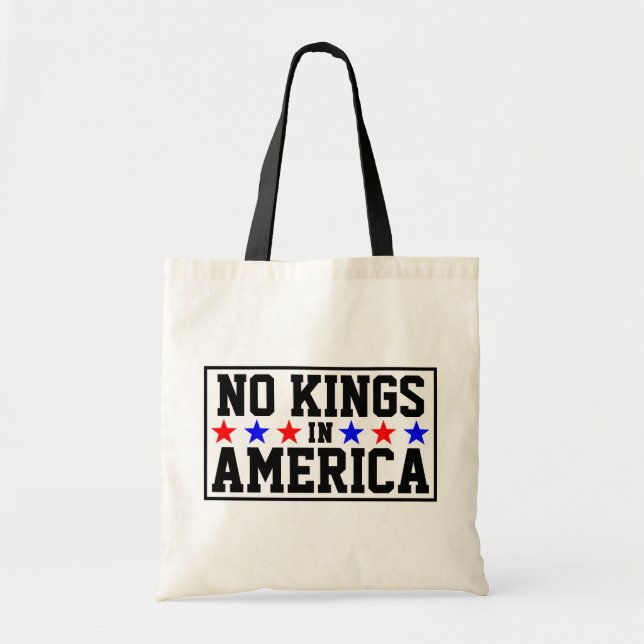 No Kings in America Tote Bag (Front)