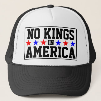 No Kings in America Trucker Hat