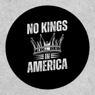 No Kings In America United States Independence Vin Patch