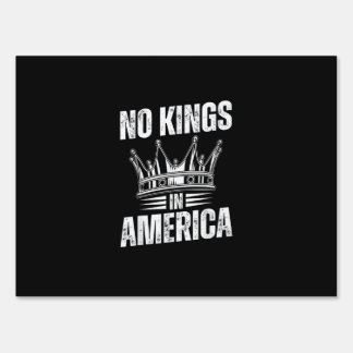 No Kings In America United States Independence Vin Sign