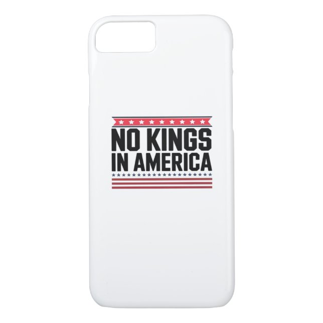 No Kings In America USA Bold Design Case-Mate iPhone Case (Back)