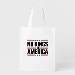 No Kings In America USA Creative Style Grocery Bag
