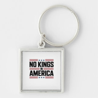No Kings In America USA Creative Style Keychain
