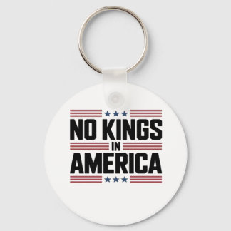 No Kings In America USA Creative Style Keychain