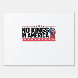 No Kings In America USA Minimal Clean Sign