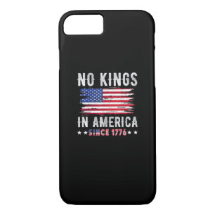 No Kings In America Vintage Patriotic Independence iPhone 8/7 Case