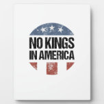 No Kings In America Vintage Patriotic No Kings Cre Plaque