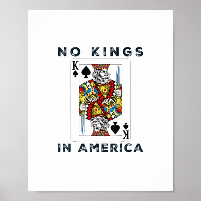 No Kings In America We The People Creative Style Poster (Front)