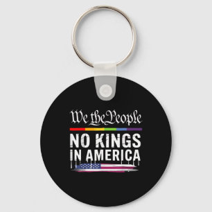 No Kings In America We The People Lgbt  Keychain