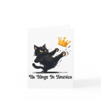 No Kings In America We The People Political For Me Card
