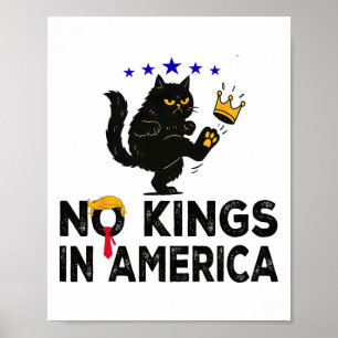 No Kings In America We The People Political Shirt Poster