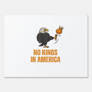 No Kings In America We The People Political Vintag Sign