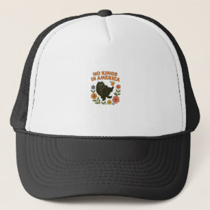 No Kings In America We The People Retro For Girl C Trucker Hat