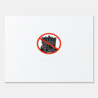 No Kings In The USA America Say No King Classic Re Sign