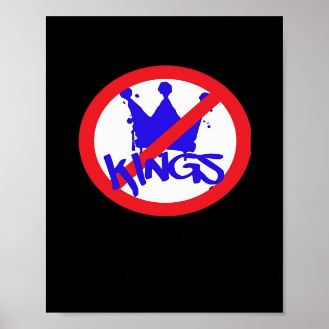 No Kings In The USA Classic Poster (Front)