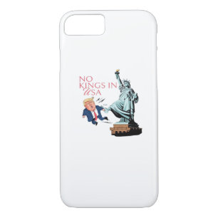 No Kings In USA Statue Of Kicking Out Fump Classic iPhone 8/7 Case