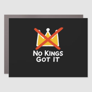No Kings It - Defiant To The People Anti-Tyranny 1 Car Magnet