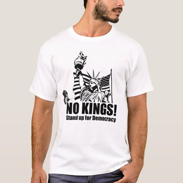 No Kings Lady Liberty T-Shirt (Front)