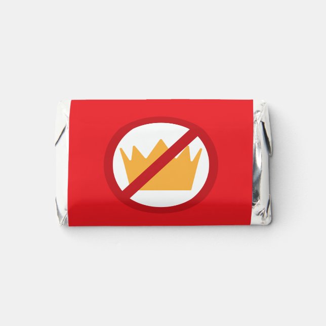 NO KINGS! Leave-behind |  Hershey's Miniatures (Front)