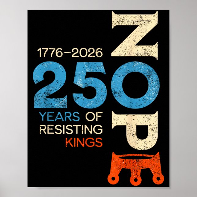 No Kings March 28 2026 Protest Sign (Front)