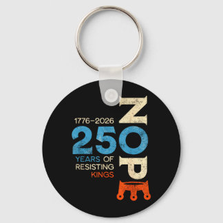No Kings March 28 2026 Protest Sign Keychain