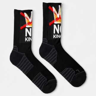 NO KINGS MARCHING SOCKS