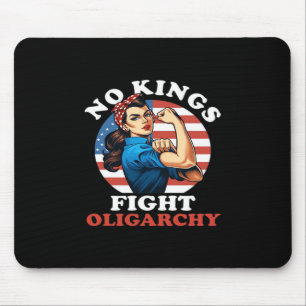 No Kings Oligarchy Retro Classic Mouse Pad