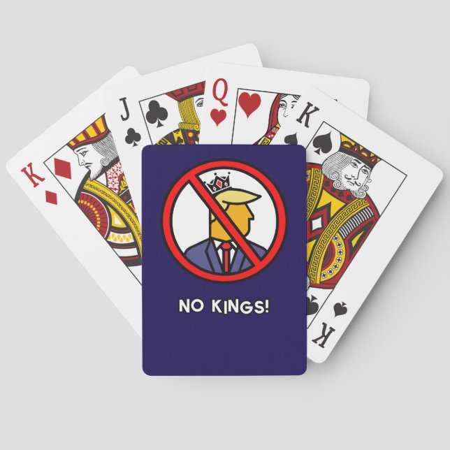 NO KINGS POKER CARDS (Back)