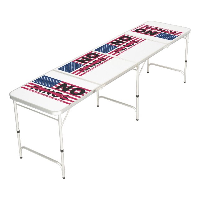 "NO kings" Pong Table (Angled)