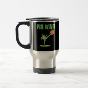 No Kings Portland Frog Protest – Funny Anti-Author Travel Mug