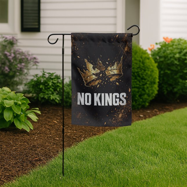 No Kings Protest Garden Flag (Creator Uploaded)