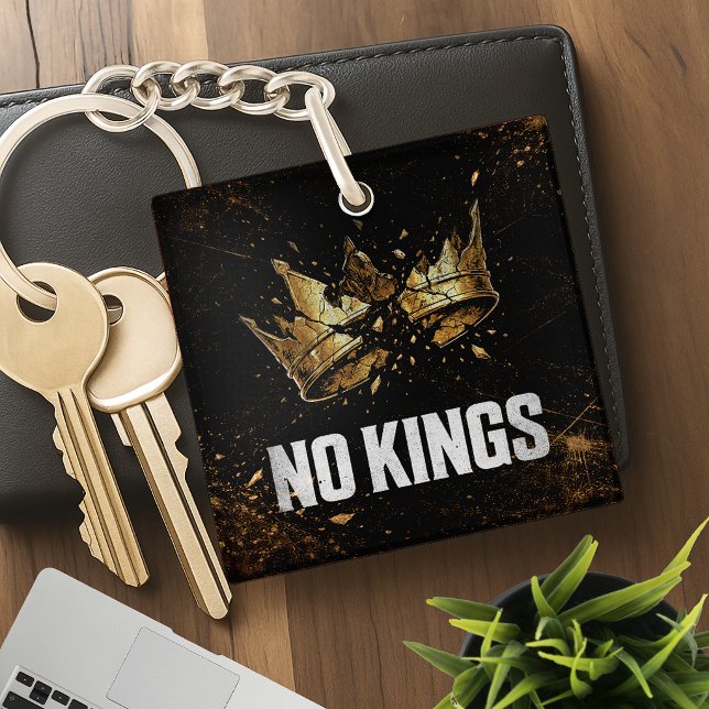 No Kings Protest Keychain (Creator Uploaded)