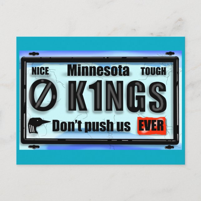 No Kings, protest Postcard (Front)