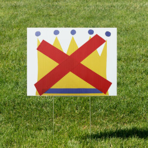 No Kings Protest Sign