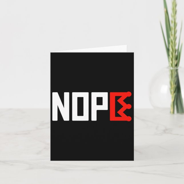 No Kings Protest Sign Horizontal  Card (Front)