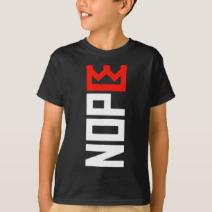 No Kings Protest Sign Vertical T-Shirt